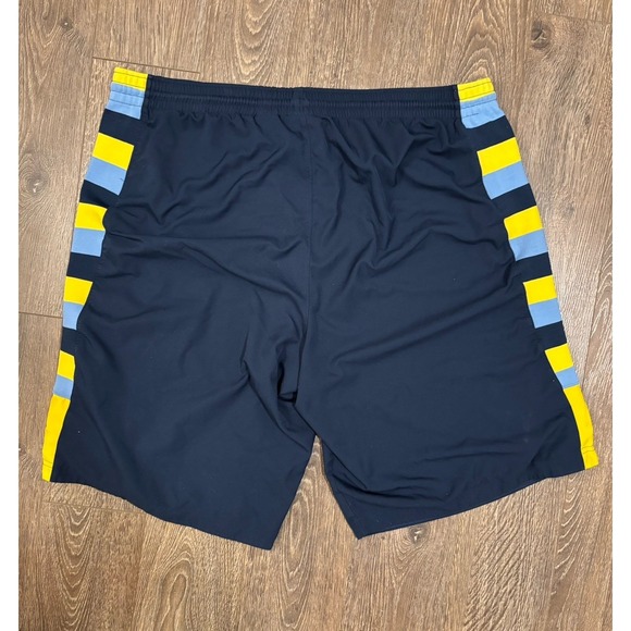 Jordan Navy Shorts with Yellow and Blue Stripes - Marquette University - Picture 5 of 6